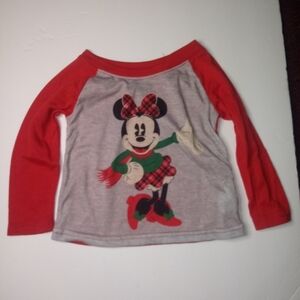 Disney Christmas minnie mouse pajama shirt